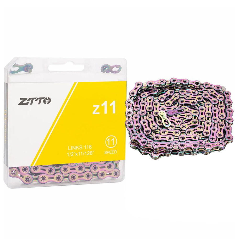 ZTTO Z11 Carbon Steel MTB Road Bike Chain 11-Speed 116 Links Bicycle Chain ZTTO Z11 Carbon Steel MTB Road Bike Chain 11-Speed 116 Links Bicycle Chain